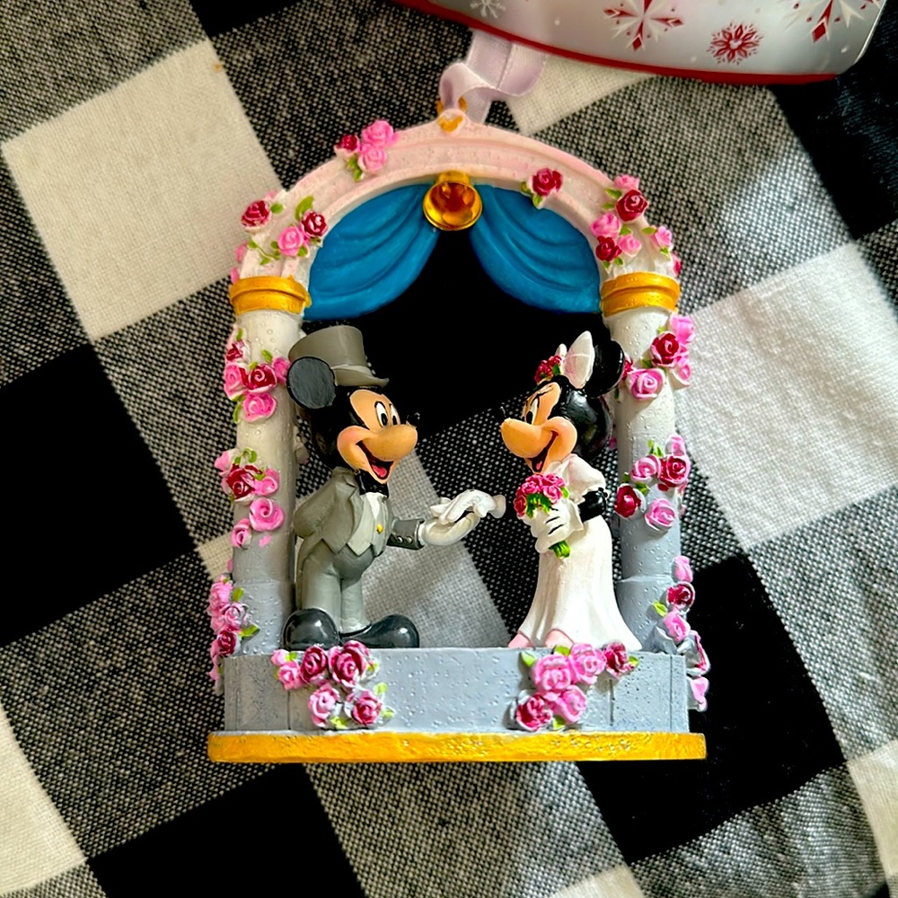 Disney Mickey and Minnie Wedding Ornament